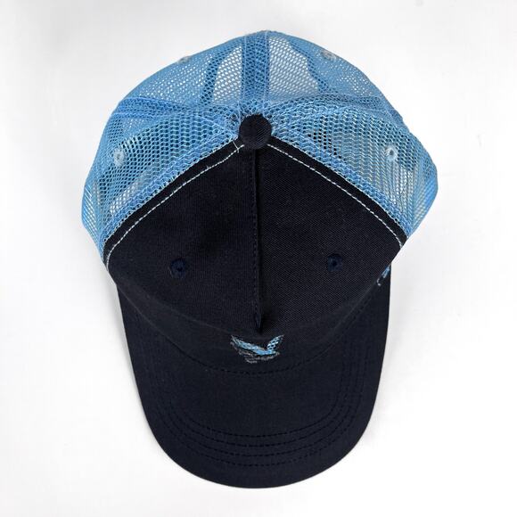 NWT Vintage Y2K Playboy Bunny Blue Trucker Hat Cap Headwear New With Tags - Picture 4 of 16